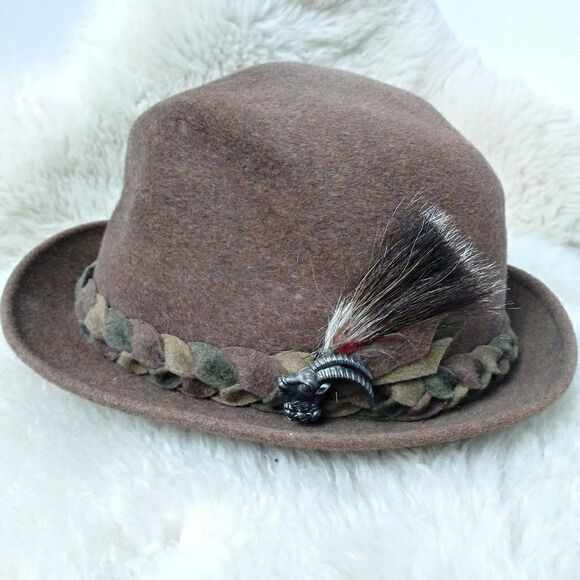 Vintage Dobbs hat in brown - Picture 2 of 9